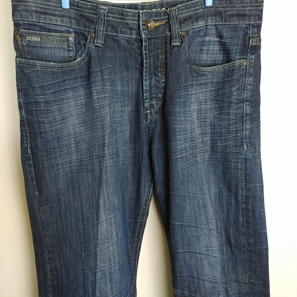 Parasuco Men's Sz 34x30 Blue Jeans Slim Fit Straight Leg - Picture 5 of 13